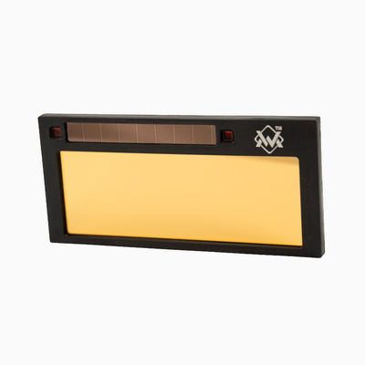 WM GOLD Digital Welding Lens true color auto-darkening welding filter close-up front view