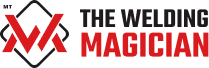 Logo of 'The Welding Magician' with a stylized design.